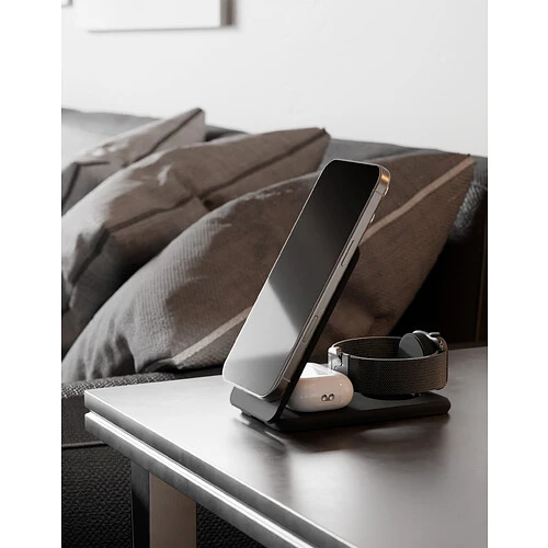 Беспроводное зарядное устройство VLP Alum Power Pro Qi2 для Apple, черный титан