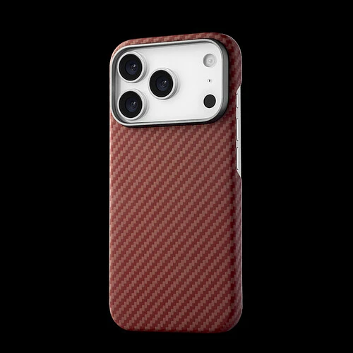 Чехол защитный uBear Supreme Case для iPhone 17 Pro, ультратонкий, материал Кевлар, MagSafe совместимый, оранжевый