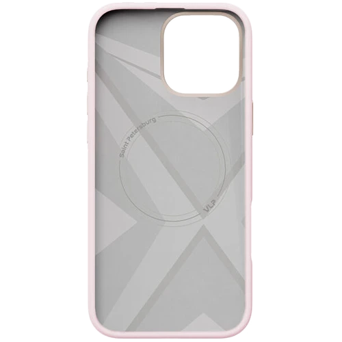 Чехол защитный VLP Aster Pro Case с MagSafe для iPhone 16 Pro Max, розовый