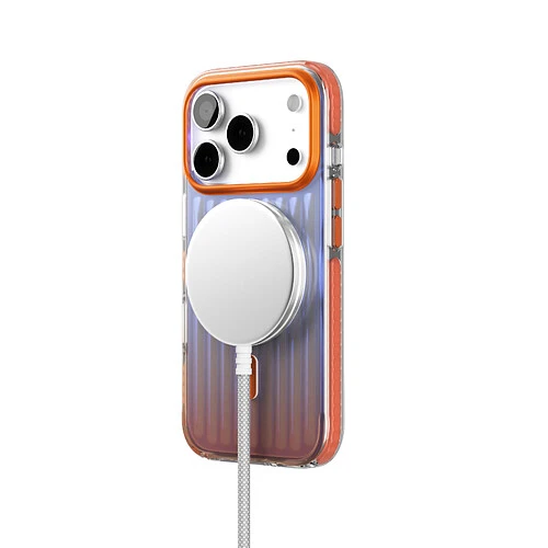 Чехол защитный VLP Pulse Case с MagSafe для iPhone 17 Pro Max, оранжевый