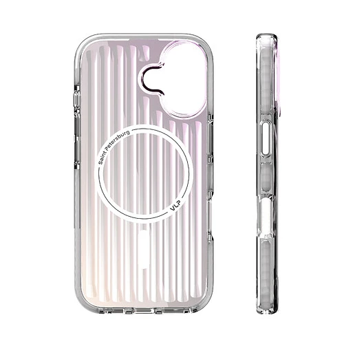 Чехол защитный VLP Pulse Case с MagSafe для iPhone 17, перламутровый
