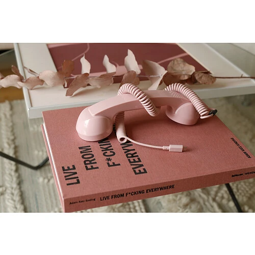 NATIVE UNION POP PHONE, телефонная трубка USB-C, цвет: розовый