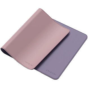 Коврик Satechi Dual Side ECO-Leather Deskmate. Цвет: Розовый/фиолетовый