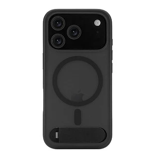 Чехол защитный uBear Stand 360° Mag Case для iPhone 17 Pro, MagSafe совместимый, силикон, софт-тач, черный