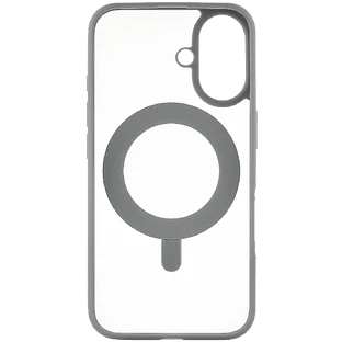 Чехол защитный uBear Сlip 360 Mag Case iPhone 16  силк-тач  серый