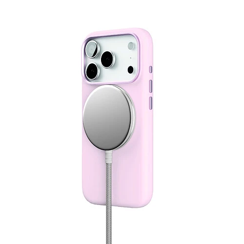 Чехол защитный VLP Aster Pro Case с MagSafe для iPhone 17 Pro, розовый