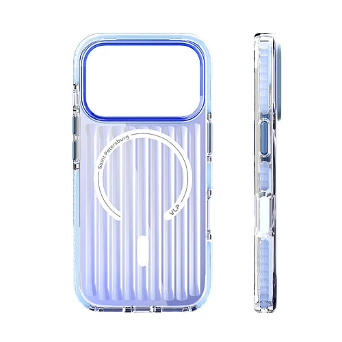 Чехол защитный VLP Pulse Case с MagSafe для iPhone 17 Pro, синий