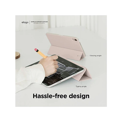 Чехол Elago для iPad 10.9 (2022 10th)/11 (2025 11th) Magnetic Folio Sand Pink