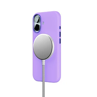 Чехол защитный VLP Aster Pro Case с MagSafe для iPhone 17, лавандовый