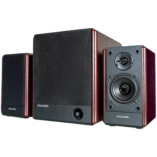 Домашняя аудиосистема MICROLAB Чёрный/Коричневый