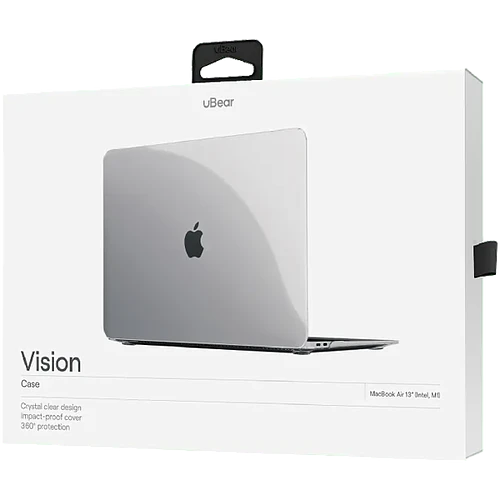 Чехол защитный uBear Vision Case для MacBook Air 13" (Intel| M1| 2019 | 2020), прозрачный