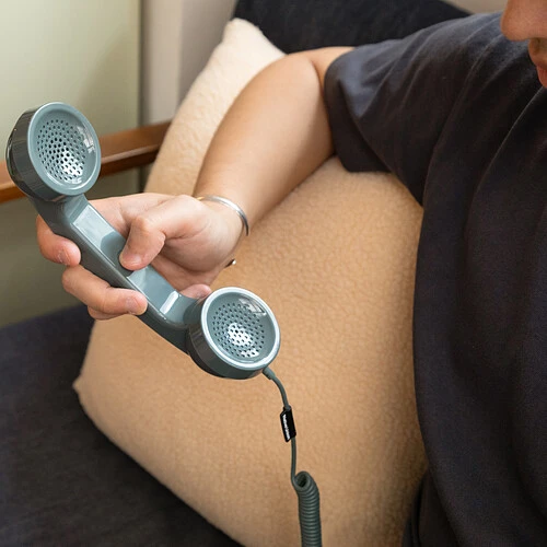 NATIVE UNION POP PHONE, телефонная трубка USB-C, цвет: темно-зелёный