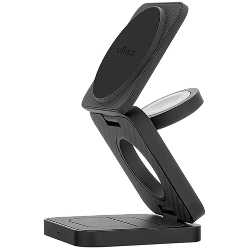 Беспроводное зарядное устройство с поддержкой MagSafe, uBear Balance, материал Кевлар