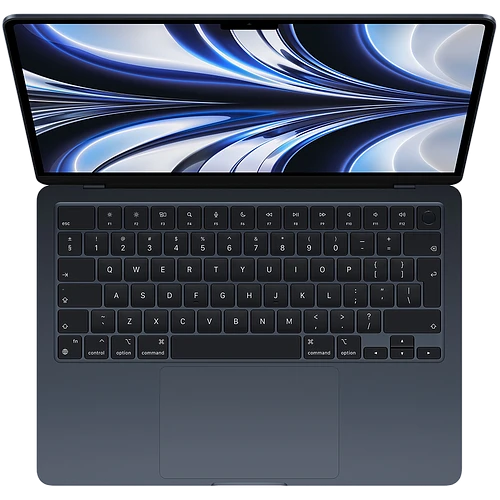 MacBook Air 13", M2 (8C CPU/10C GPU), 16GB, 512GB, Тёмная ночь