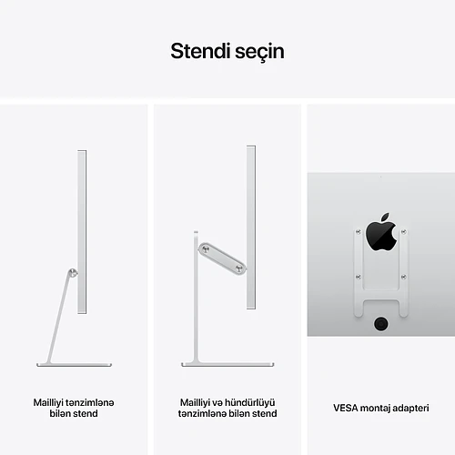 Apple Studio Display (со стандартным стеклом, с регулируемой по наклону и высоте подставкой)