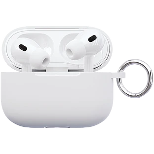 Чехол защитный VLP Soft Touch, с кольцом, для AirPods Pro 2 (2022), белый