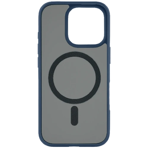 Чехол защитный uBear Cloud Mag Case iPhone 16 Pro, силк-тач, темно-синий