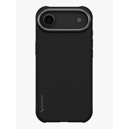 Чехол Uniq для iPhone Air KEVA Kevlar Carbon Black (MagSafe)
