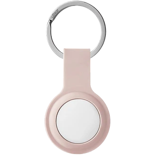 Чехол защитный uBear Touch Ring Case for AirTag, силиконовый, цвет: розовый