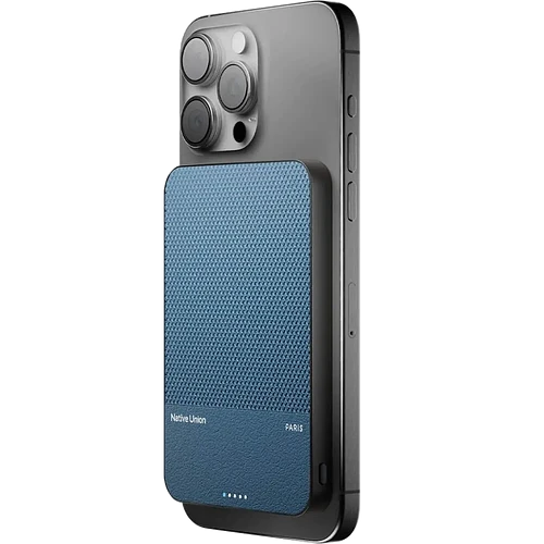 Внешний аккумулятор NATIVE UNION (Re) Classic Power Bank Magnetic, 5000mAh, цвет: синий