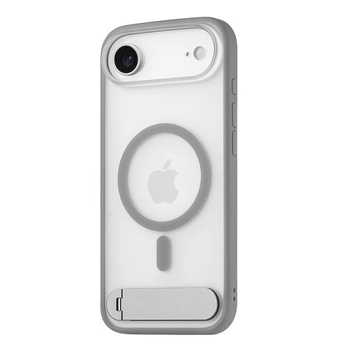 Чехол защитный uBear Stand 360° Mag Case для iPhone Air, MagSafe совместимый, силикон, софт-тач, серый