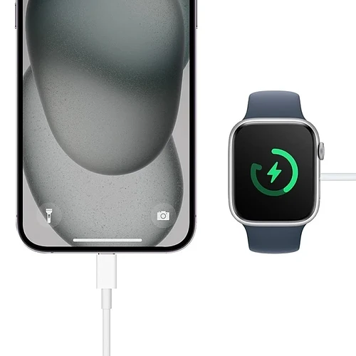 Беспроводное зарядное устройство EnergEA для Apple Watch Bazic GoCharge, 1м, Белый
