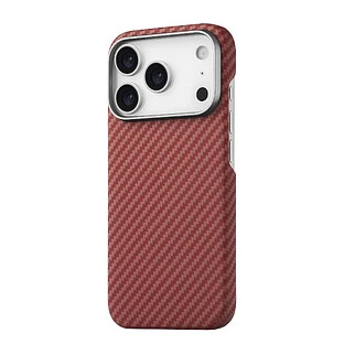 Чехол защитный uBear Supreme Case для iPhone 17 Pro, ультратонкий, материал Кевлар, MagSafe совместимый, оранжевый