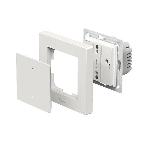 Выключатель Aqara Light Switch H2 (2 кнопки, 1 канал), модель WS-K07D