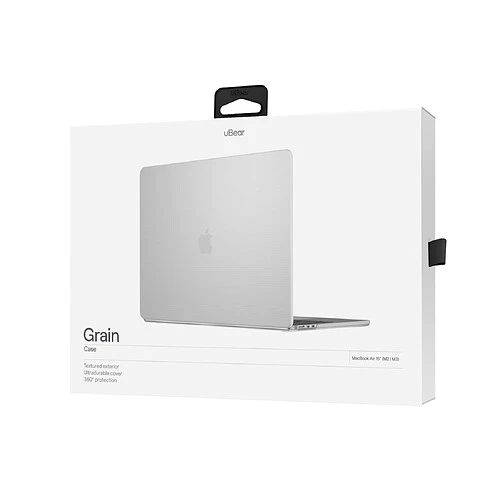 Чехол защитный uBear Grain Case для MacBook Air 15" (M2 | M3 | M4), прозрачный 