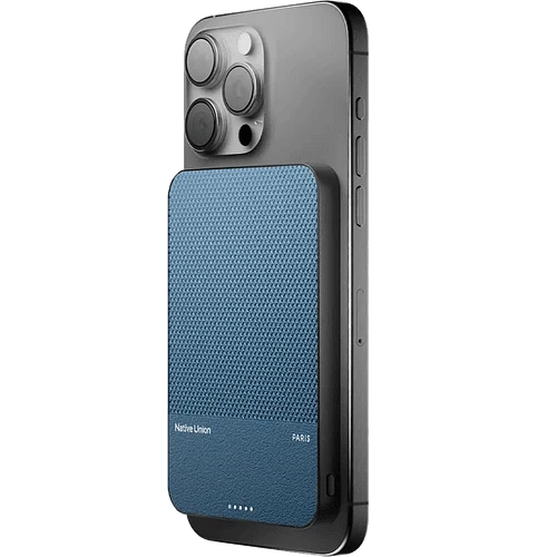 Внешний аккумулятор NATIVE UNION (Re) Classic Power Bank Magnetic Qi2, 5000mAh, цвет: синий