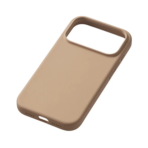 Чехол защитный uBear Touch Mag Case для iPhone 17 Pro, MagSafe совместимый, силикон, софт-тач, латте