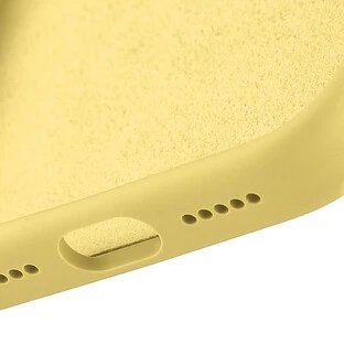 Чехол защитный uBear Touch Mag Case для iPhone 17 Pro, MagSafe совместимый, силикон, софт-тач, светло-желтый