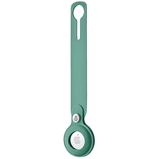 Чехол защитный uBear Touch Case для AirTag, силиконовый, цвет: зелёный