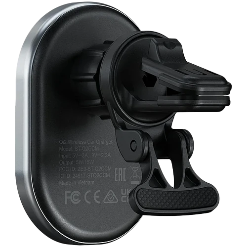 Автомобильное беспроводное зарядное устройство Satechi Qi2 Wireless Car Charger 15W. Цвет: серый