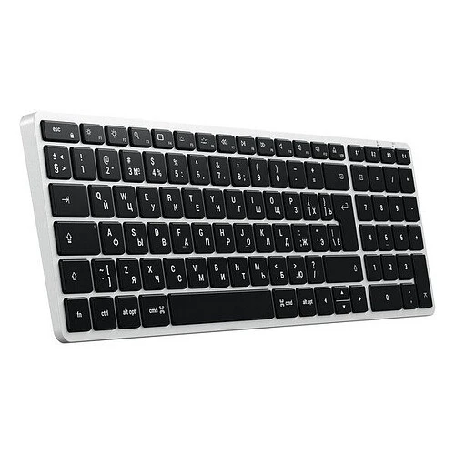 Клавиатура беспроводная Satechi Slim X2 Bluetooth Keyboard - русская раскладка. Цвет: серебристый