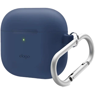 Elago для AirPods 4 чехол Silicone Hang case Jean Indigo