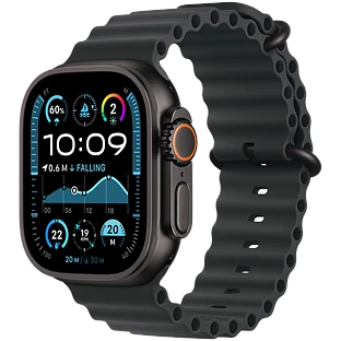 Apple Watch Ultra 2 2024 GPS + Cellular 49mm Black Titanium Case with Black Ocean Band
