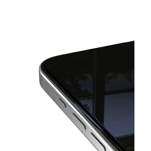 Стекло защитное 2.5D VLP Privacy Glass для iPhone 17/17 Pro/16 Pro с черной рамкой (Приватное)