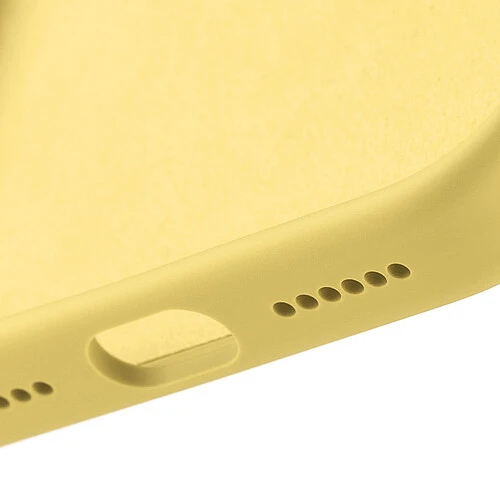 Чехол защитный uBear Touch Mag Case для iPhone 17 Pro Max, MagSafe совместимый, силикон, софт-тач, светло-желтый