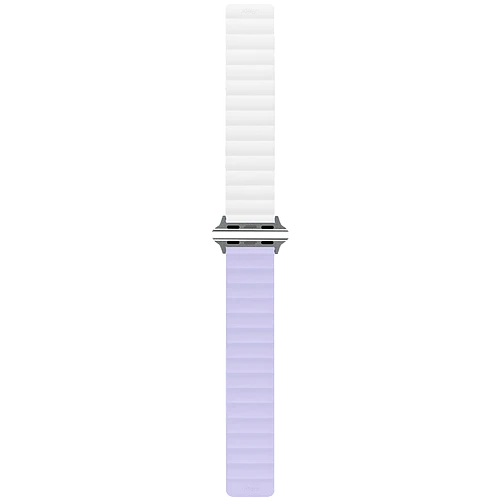 Ремешок uBear Mode для Apple Watch S/M (38, 40, 41 мм), силиконовый, лавандовый/белый 