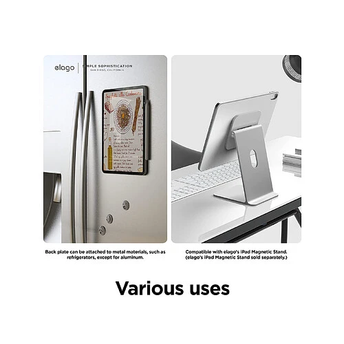 Чехол Elago для iPad 10.9 (2022 10th)/11 (2025 11th) Magnetic Folio Light Grey