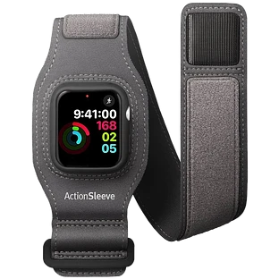 Cпортивный чехол на руку Twelve South Action Sleeve для Apple Watch 40mm. Материал нейлон. Цвет серы