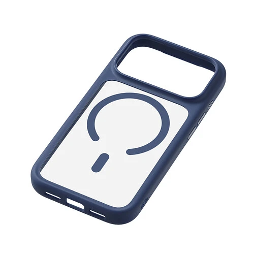 Чехол защитный uBear Shade Case для iPhone 17 Pro, MagSafe совместимый, усиленный, силк-тач, синий