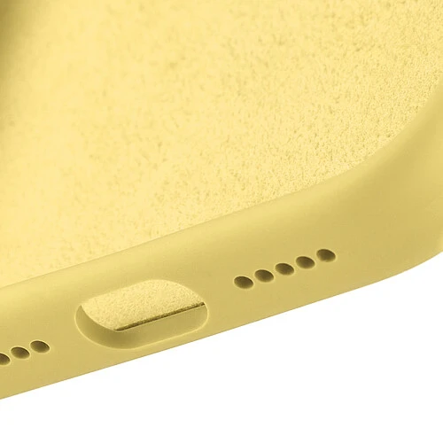 Чехол защитный uBear Touch Mag Case для iPhone 17 Pro, MagSafe совместимый, силикон, софт-тач, светло-желтый