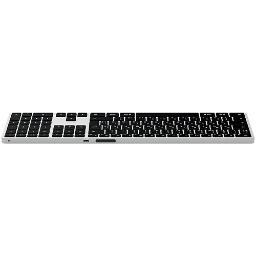 Беспроводная клавиатура Satechi Slim X3 Bluetooth Keyboard-RU. Раскладка - Русская. Цвет: серебристы