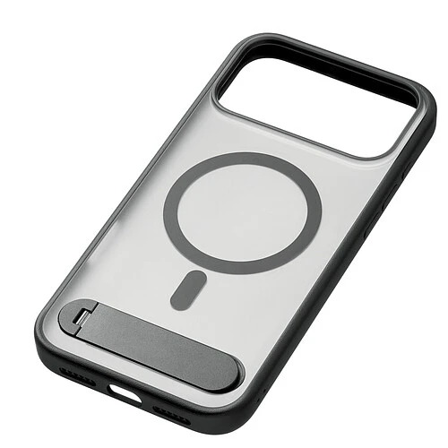 Чехол защитный uBear Stand 360° Mag Case для iPhone 17 Pro Max, MagSafe совместимый, силикон, софт-тач, черный