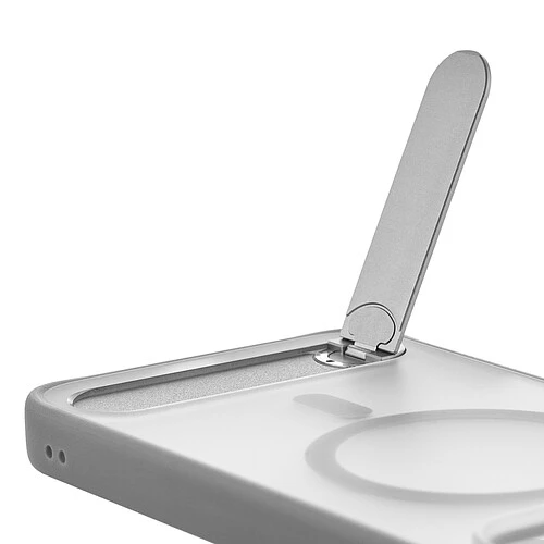 Чехол защитный uBear Stand 360° Mag Case для iPhone 17 Pro, MagSafe совместимый, силикон, софт-тач, серый