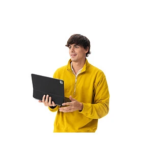 Чехол-клавиатура uBear FlexKey для iPad Pro 11" (M4 | M5), магнитная, soft-touch