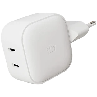 Сетевое зарядное устройство VLP G-Charge 45Вт USB-C+USB-C, PD, QC, белый