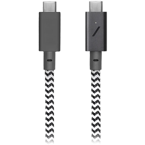 BELT CABLE TYPE-C, кабель зарядный USB-C/USB-C 60W длина 1 2 м. цвет: зебра